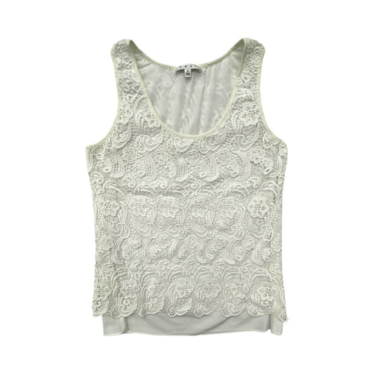 Top Sleeveless By Cabi In White, Size:M