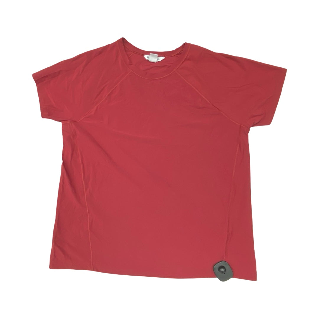 Athletic Top Ss By Athleta In Red, Size:S