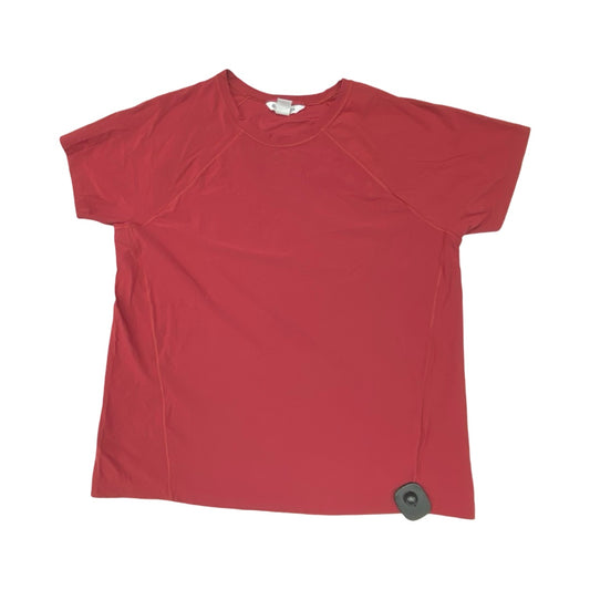 Athletic Top Ss By Athleta In Red, Size:S