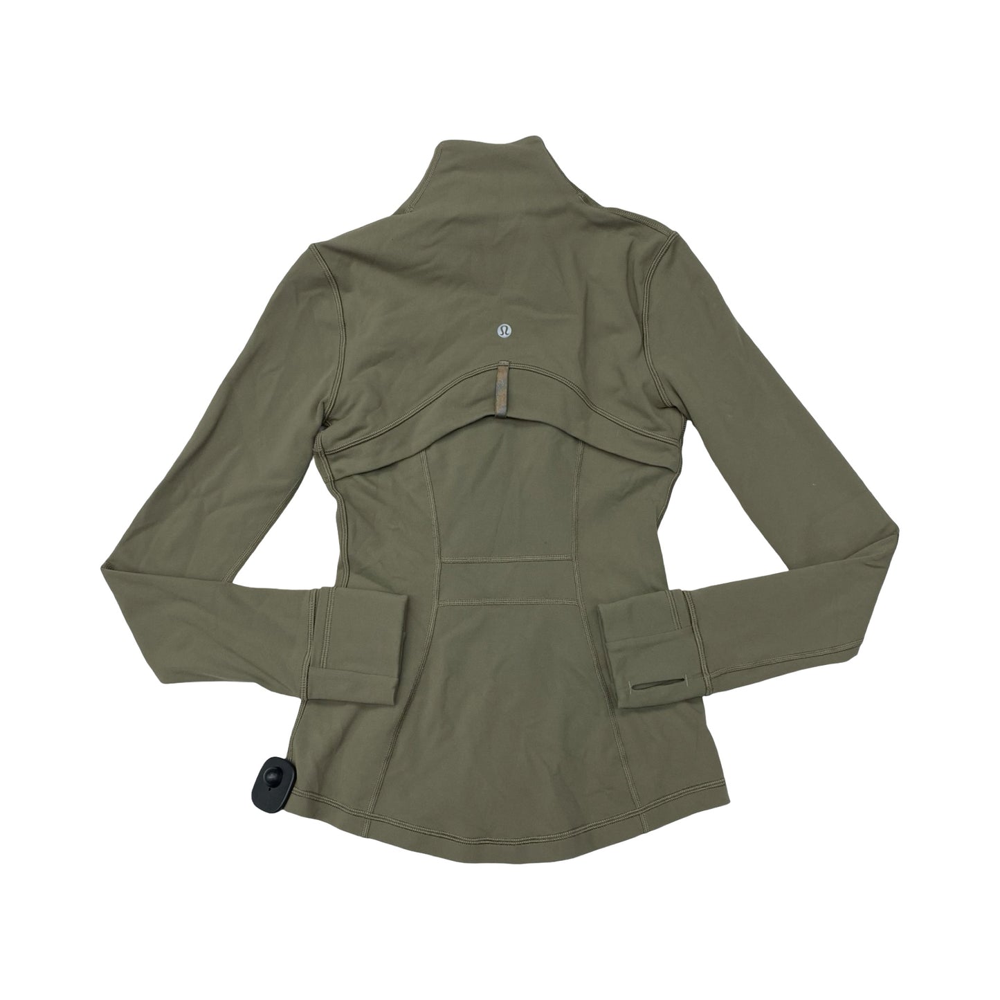 Athletic Jacket By Lululemon In Green, Size:2