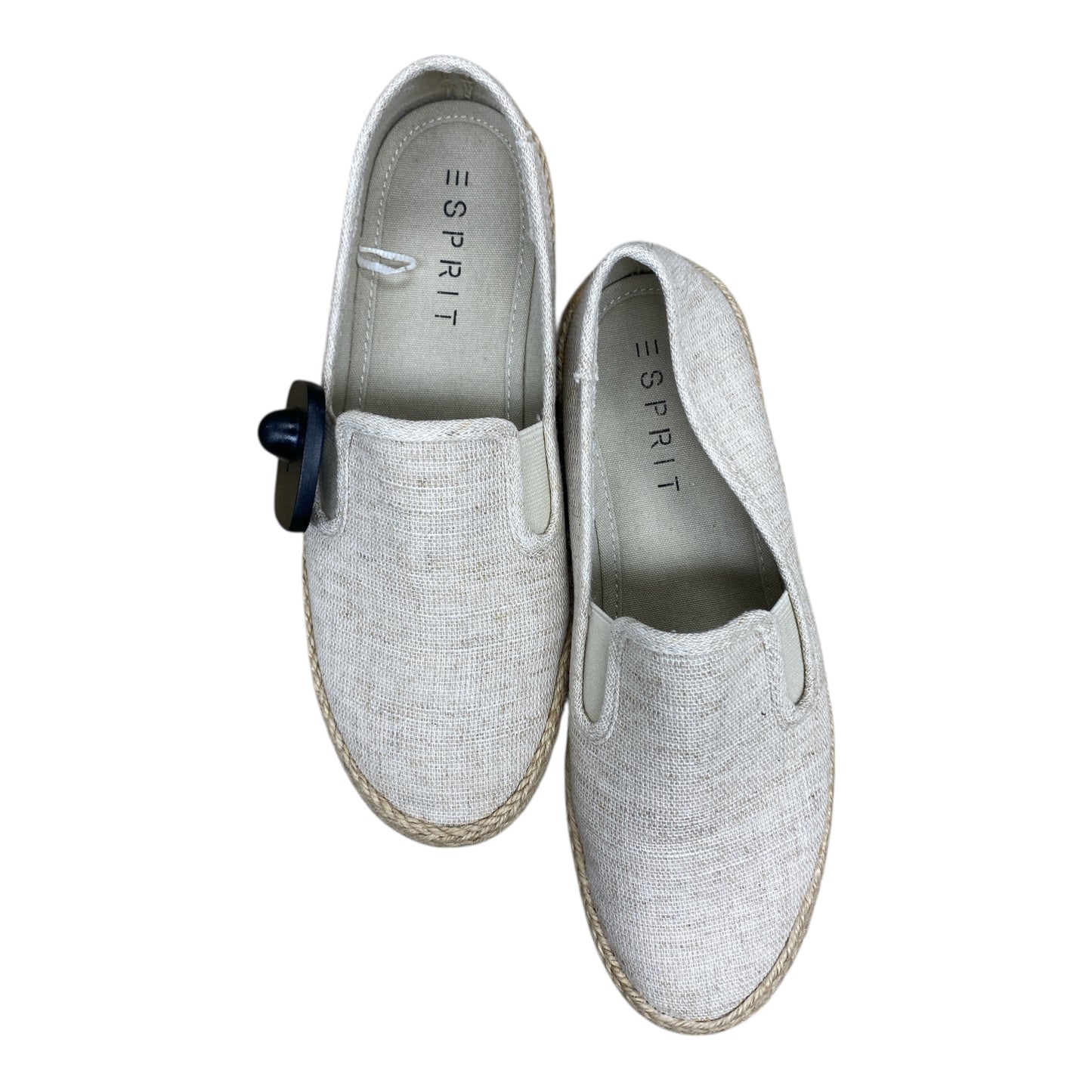 Shoes Flats By Esprit In Beige, Size:7