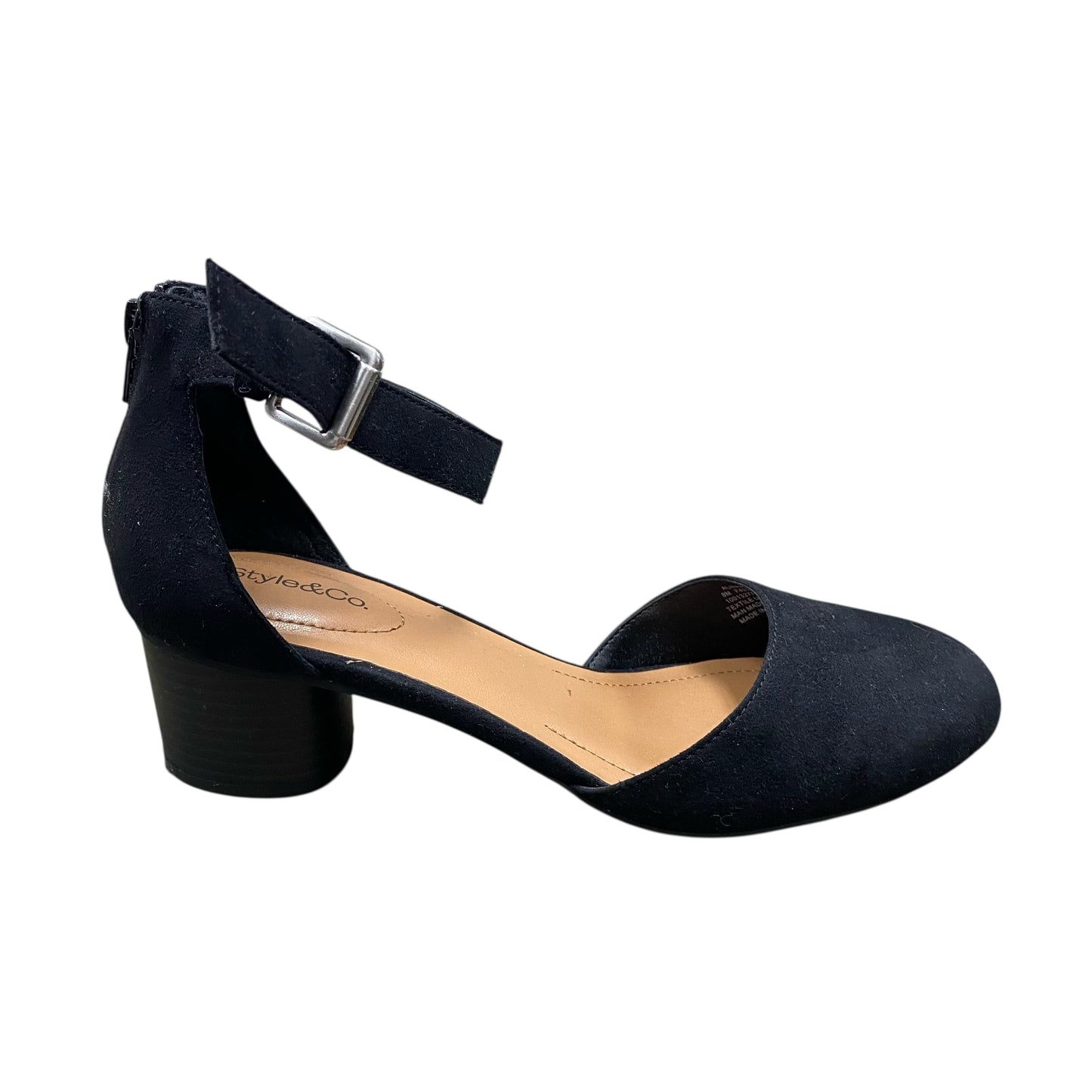 Shoes Heels Block By Style And Company In Black, Size:8
