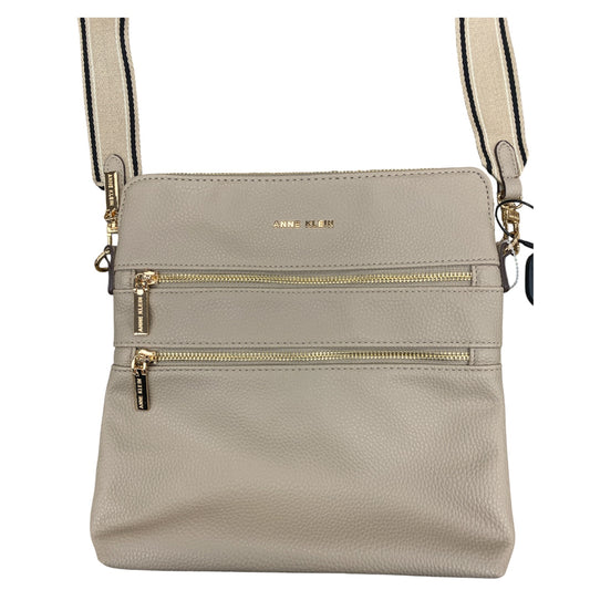 Handbag By Anne Klein In Tan, Size:Large