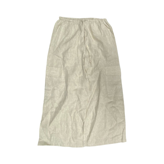 Pants Linen By Grade & Gather In Beige, Size:S