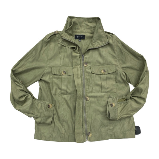 Athletic Jacket By Be Cool In Green, Size:S