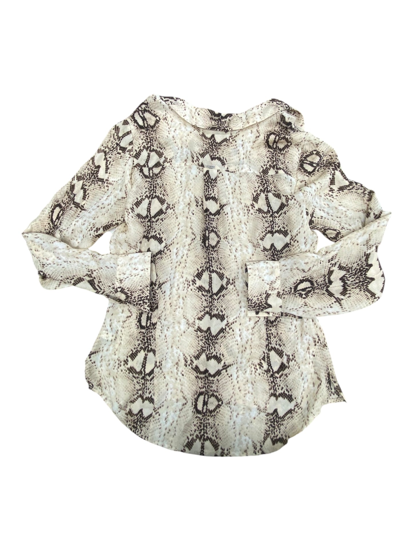 Top Ls By White House Black Market In Snakeskin Print, Size:4