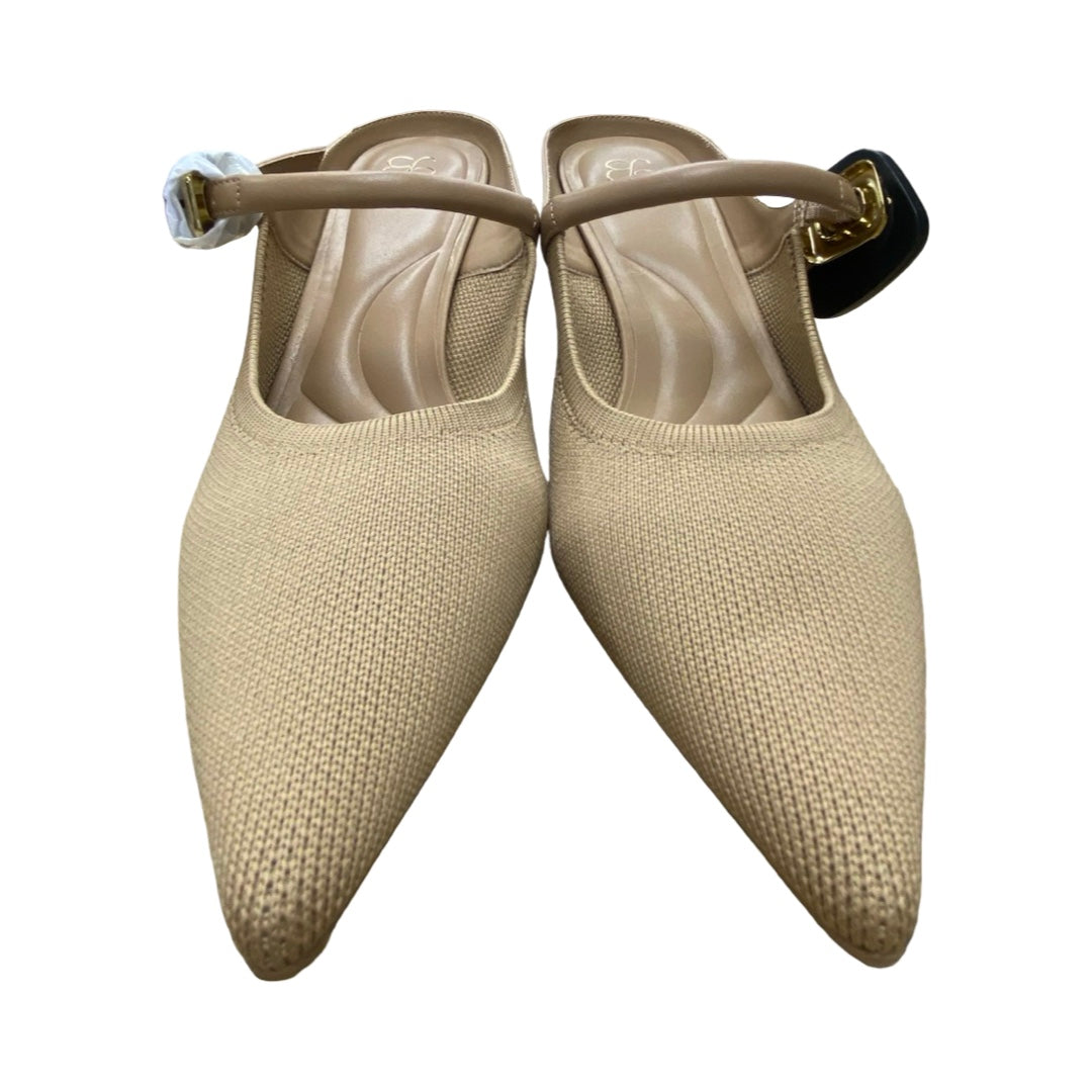Shoes Heels Kitten By Cmc In Brown, Size:8.5