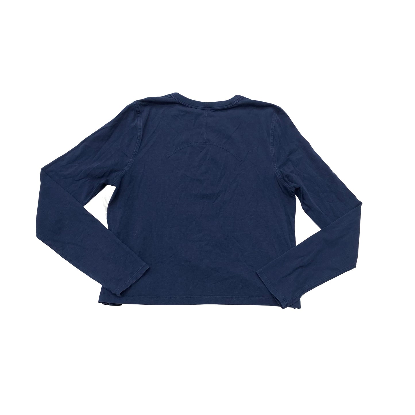 Athletic Top Ls Crewneck By Lululemon In Navy, Size:S