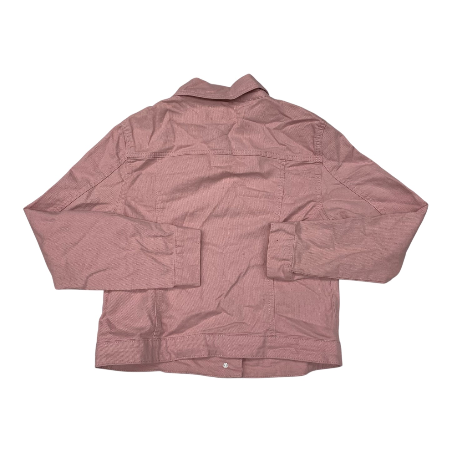 Jacket Denim By Curve Appeal In Pink Denim, Size:M
