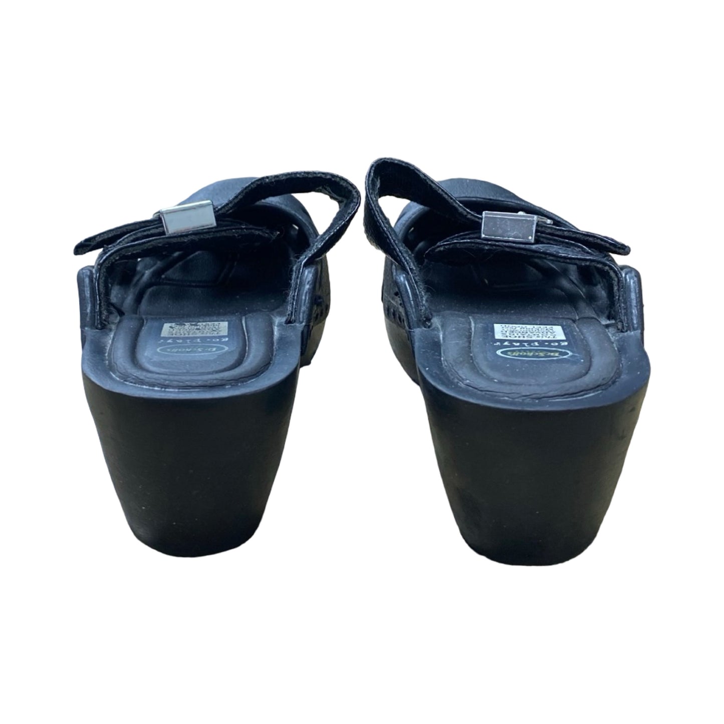 Sandals Heels Block By Dr Scholls In Black, Size:6