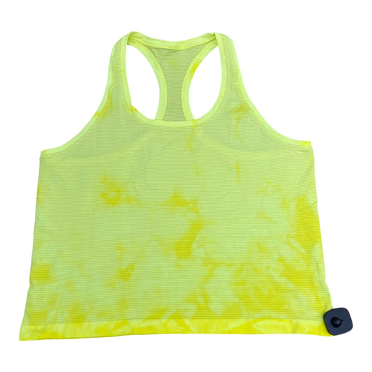 Athletic Tank Top By Lululemon In Tie Dye Print, Size:14