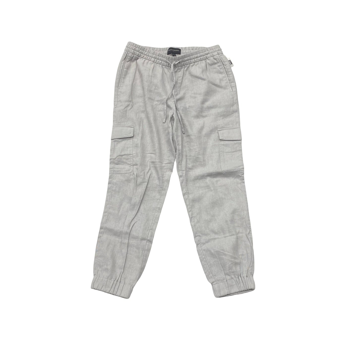 Pants Linen By Banana Republic In Grey, Size:XSP