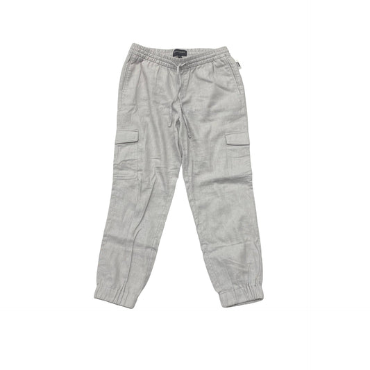 Pants Linen By Banana Republic In Grey, Size:XSP