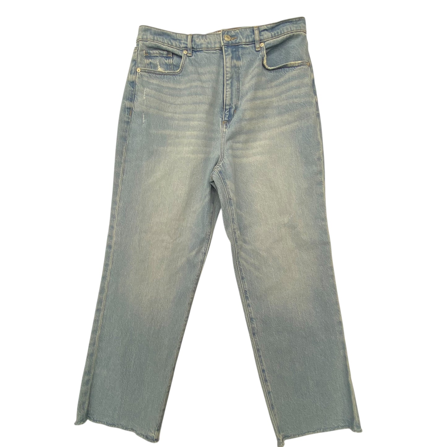 Jeans Straight By Loft In Blue Denim, Size:12