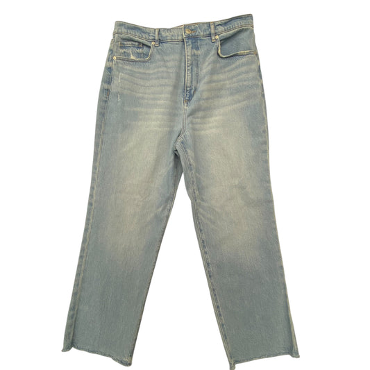Jeans Straight By Loft In Blue Denim, Size:12