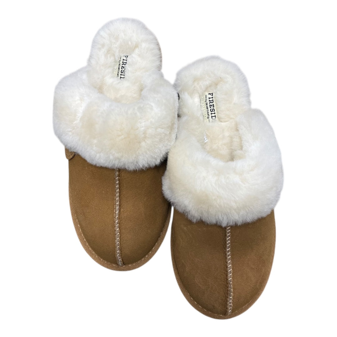 Slippers By Cmc In Brown, Size:7.5