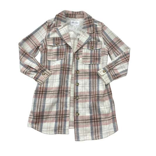 Jacket Shirt By Tribal In Polkadot Pattern, Size:M