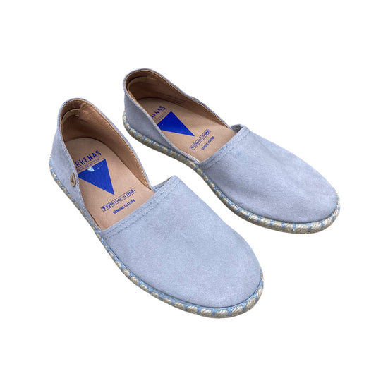 Shoes Flats By Verbenas In Grey, Size:7.5