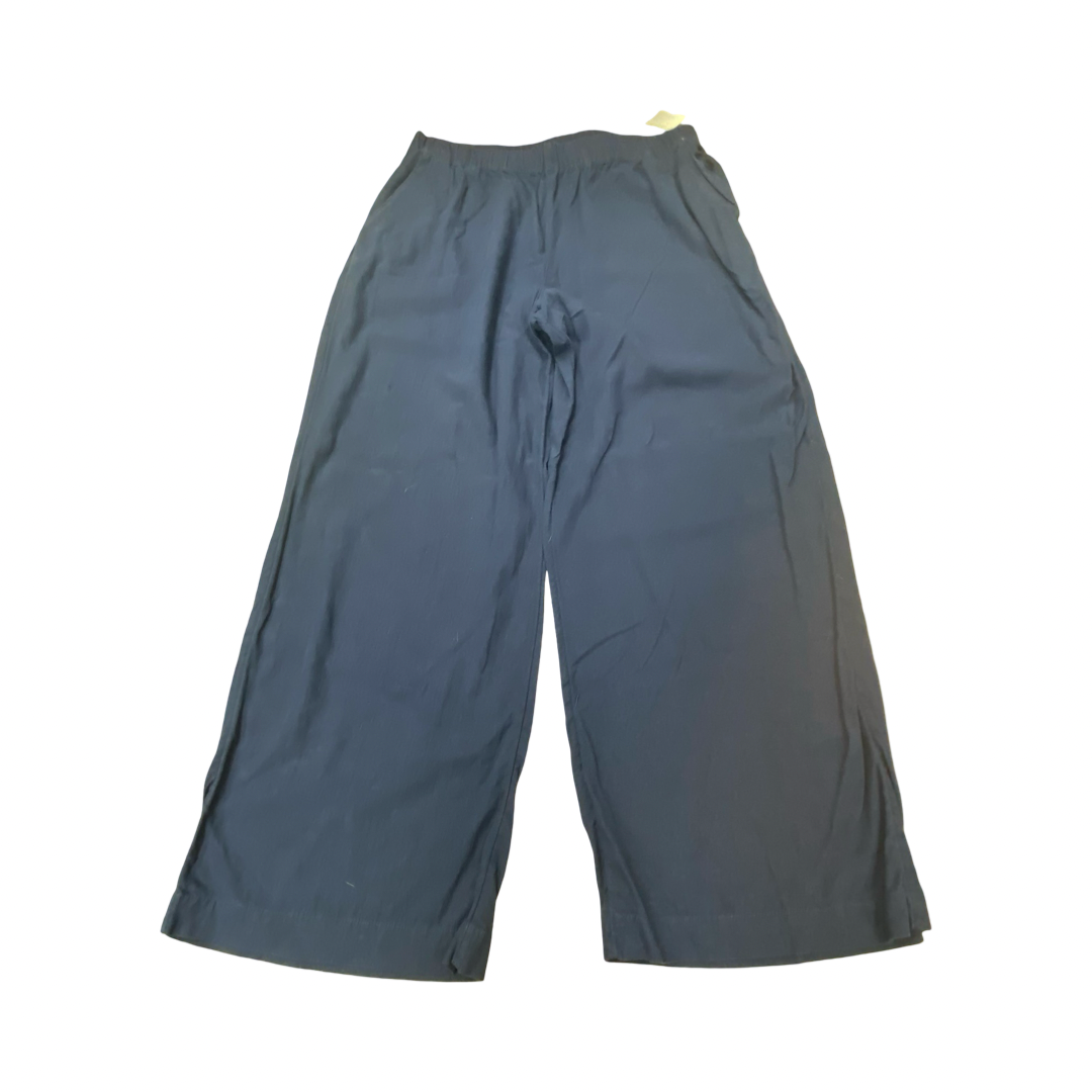 Pants Wide Leg By Caslon In Navy, Size:L