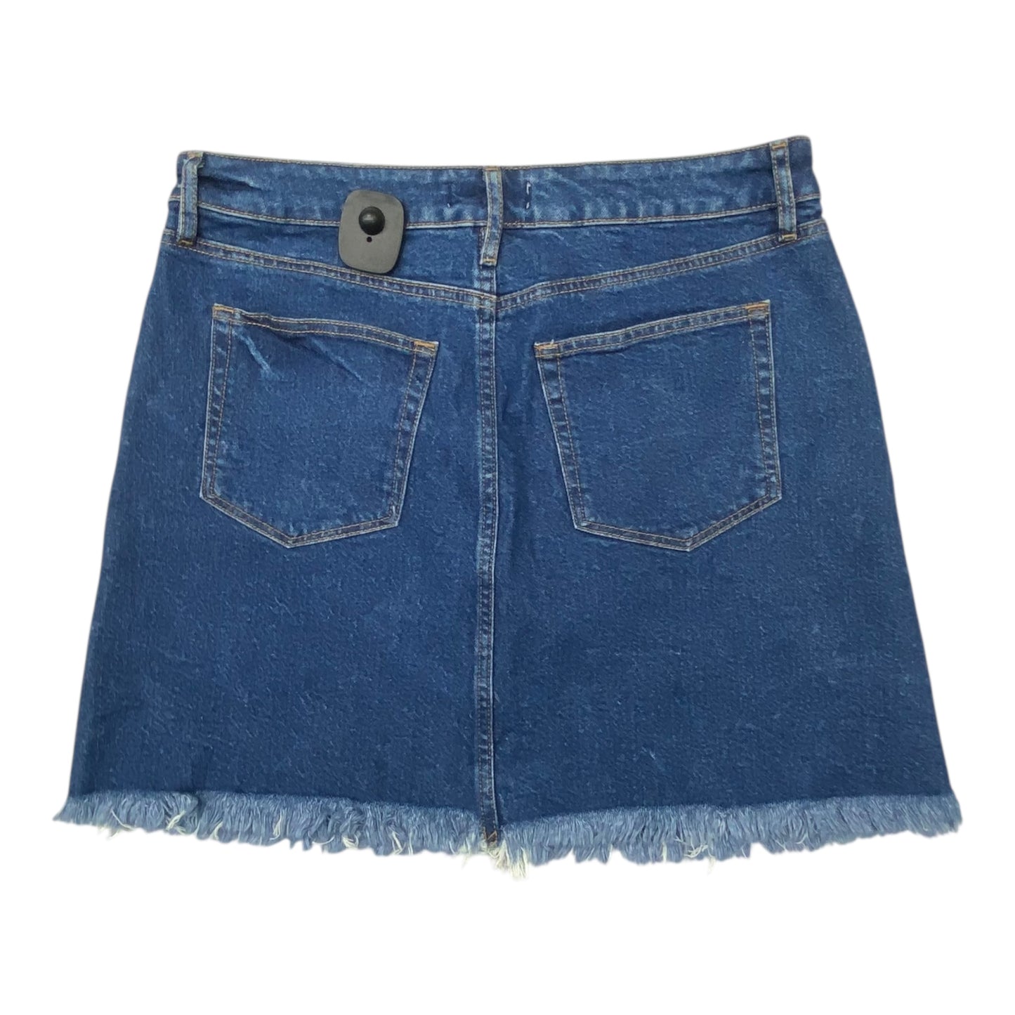 Skirt Midi By Loft In Blue Denim, Size:6