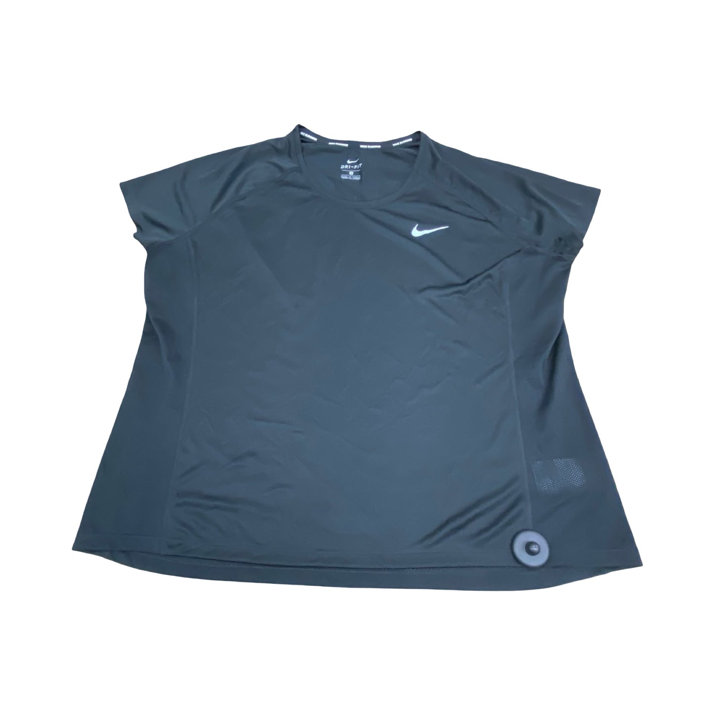 Athletic Top Ss By Nike In Black, Size:2X