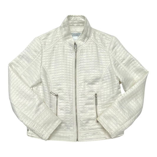 Jacket Moto By Cmc In White, Size:Mp