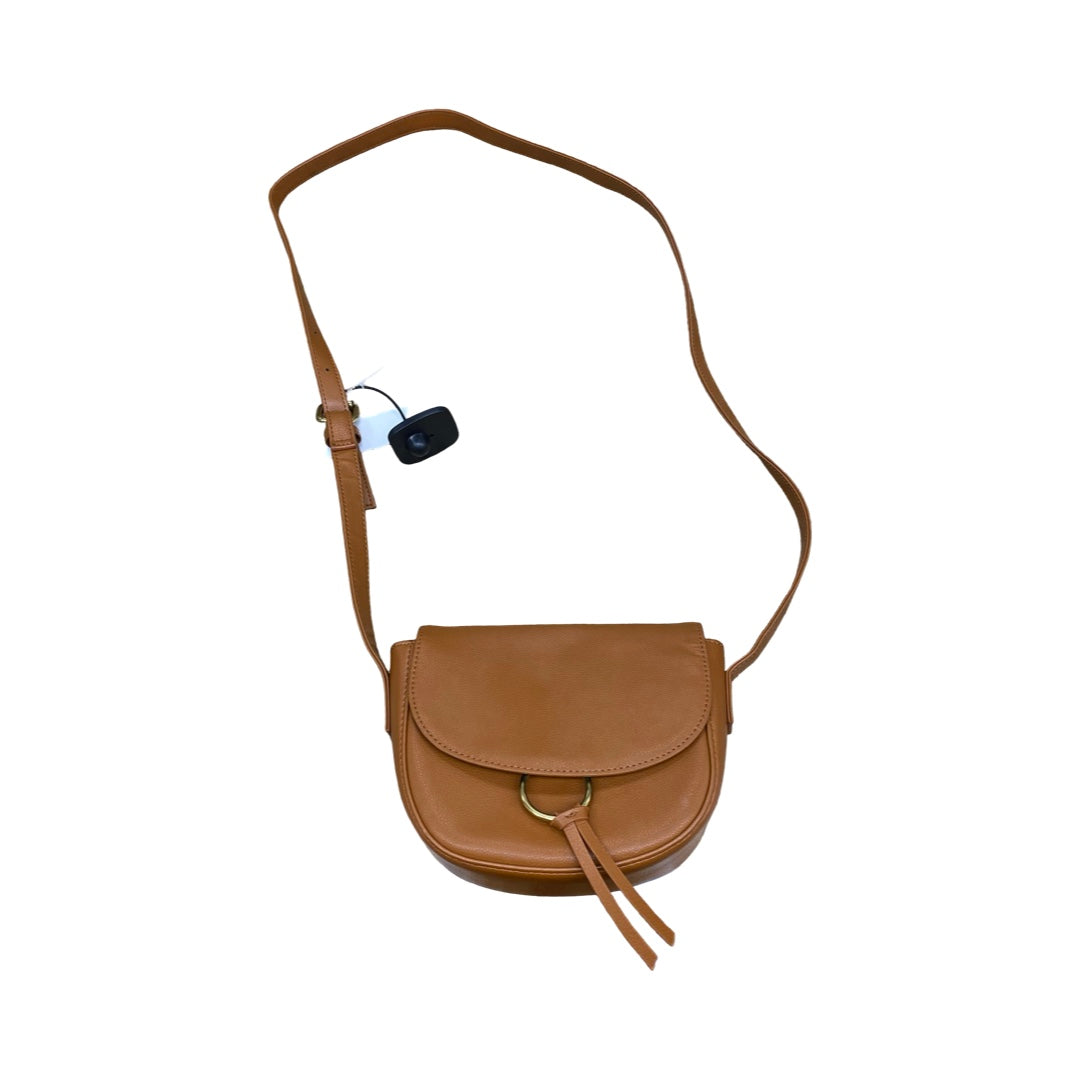 Handbag Leather By JJ WINTERS In Brown, Size:Small