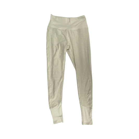 Athletic Leggings By Alo In Cream, Size:S