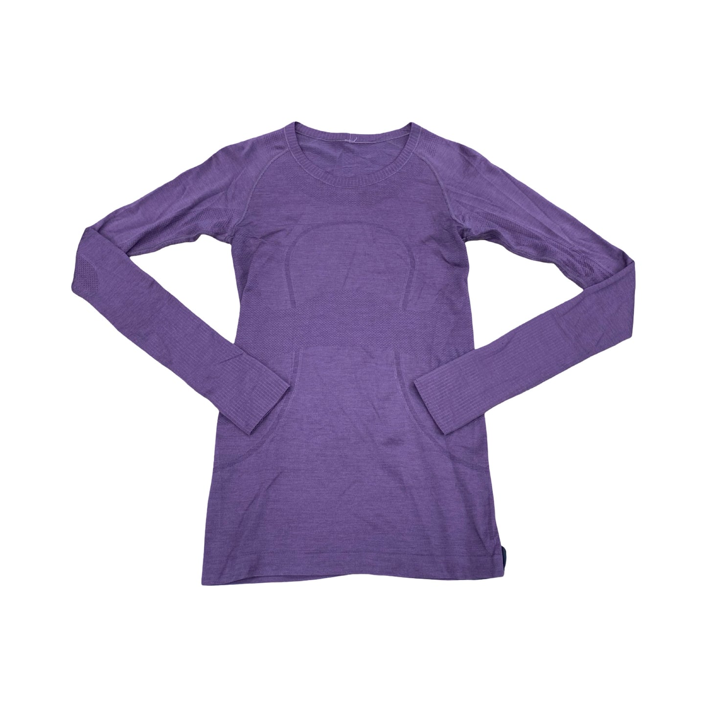 Athletic Top Ls Crewneck By Lululemon In Purple, Size:4
