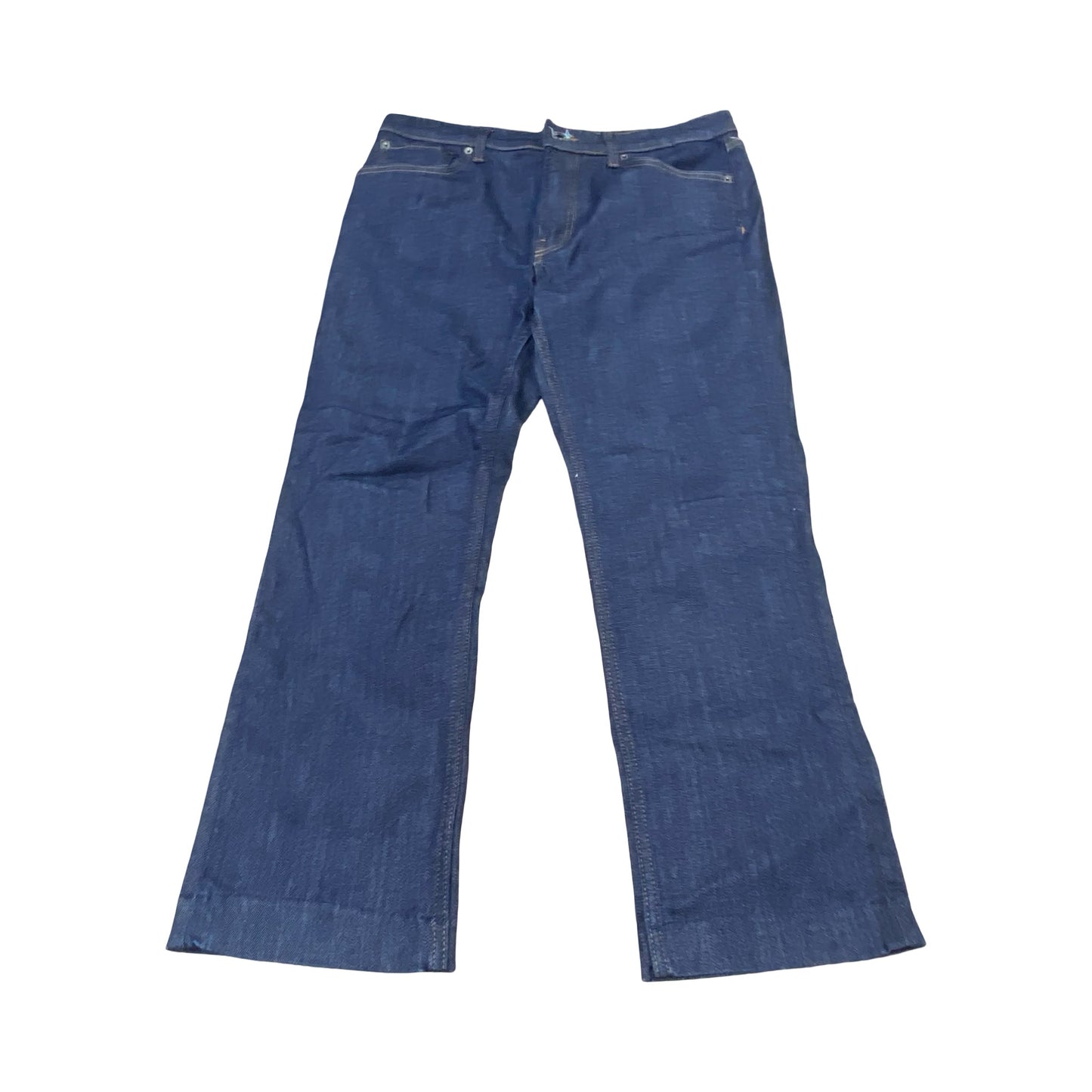 Jeans Straight By Zara In Blue Denim, Size:8