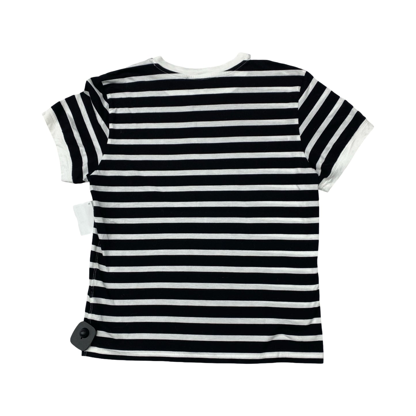Top Ss Basic By Frame In Black & White, Size:M