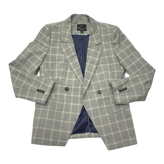 Blazer By J. Crew In Plaid Pattern, Size:10