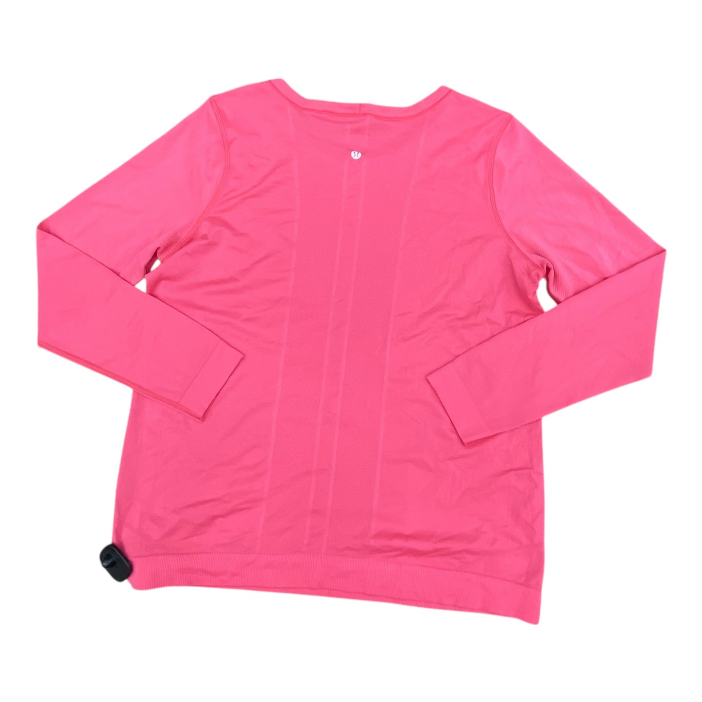 Athletic Top Ls Crewneck By Lululemon In Pink, Size:12