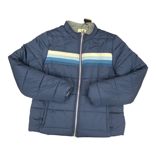 Jacket Puffer & Quilted By Chaser In Blue, Size:L