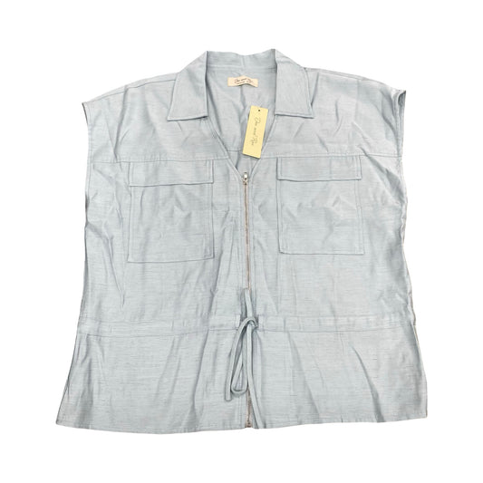 Top Sleeveless By Doe & Rae In Blue, Size:M
