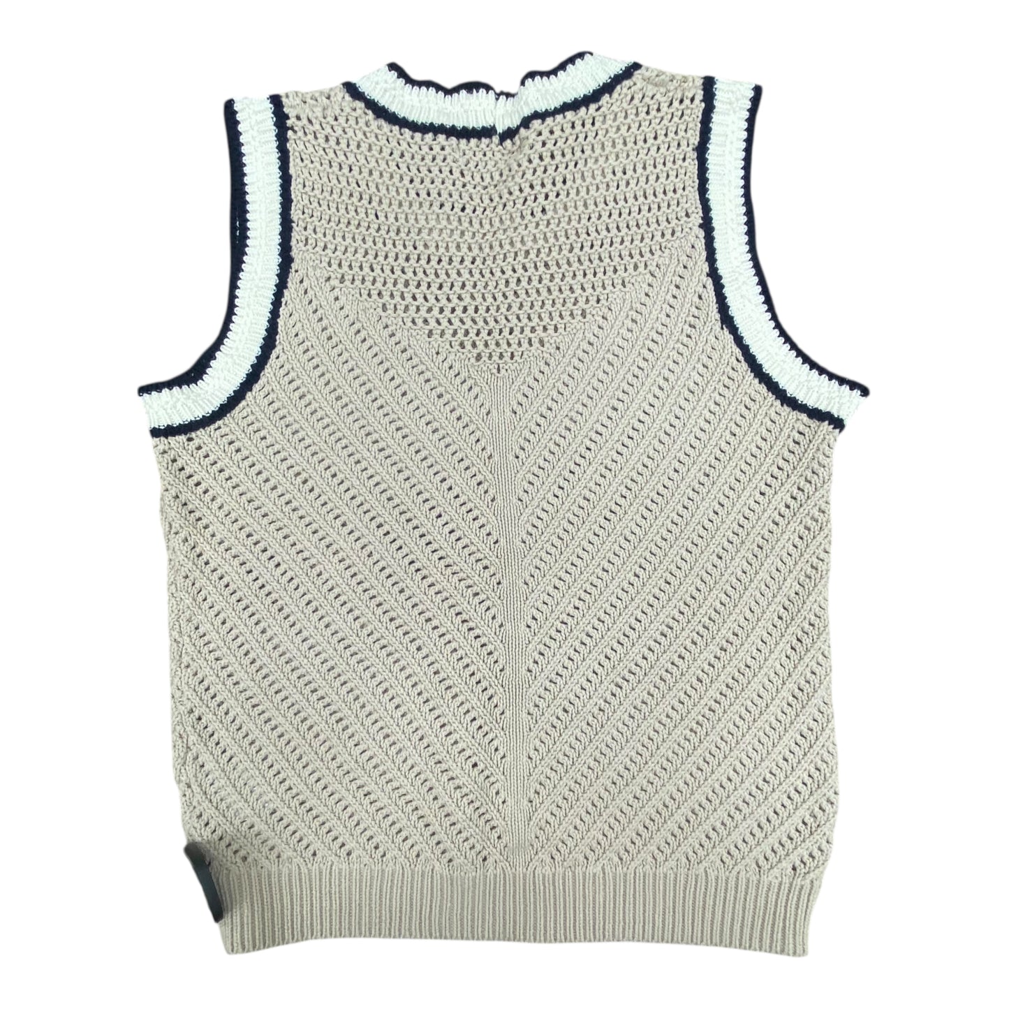 Vest Sweater By Evereve In Beige, Size:Xs