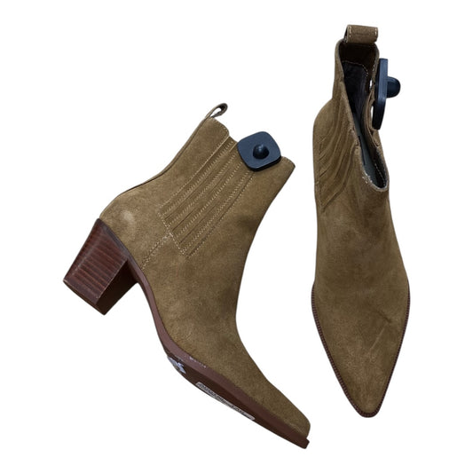Boots Ankle Heels By Dolce Vita In Brown, Size:9