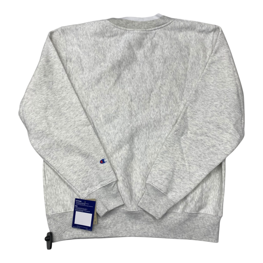 Sweatshirt Crewneck By Champion In Grey, Size:L