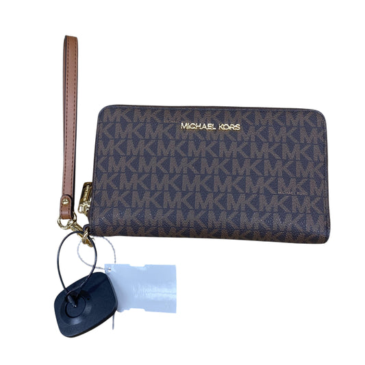 Wallet Designer By Michael Kors In Brown, Size:Large