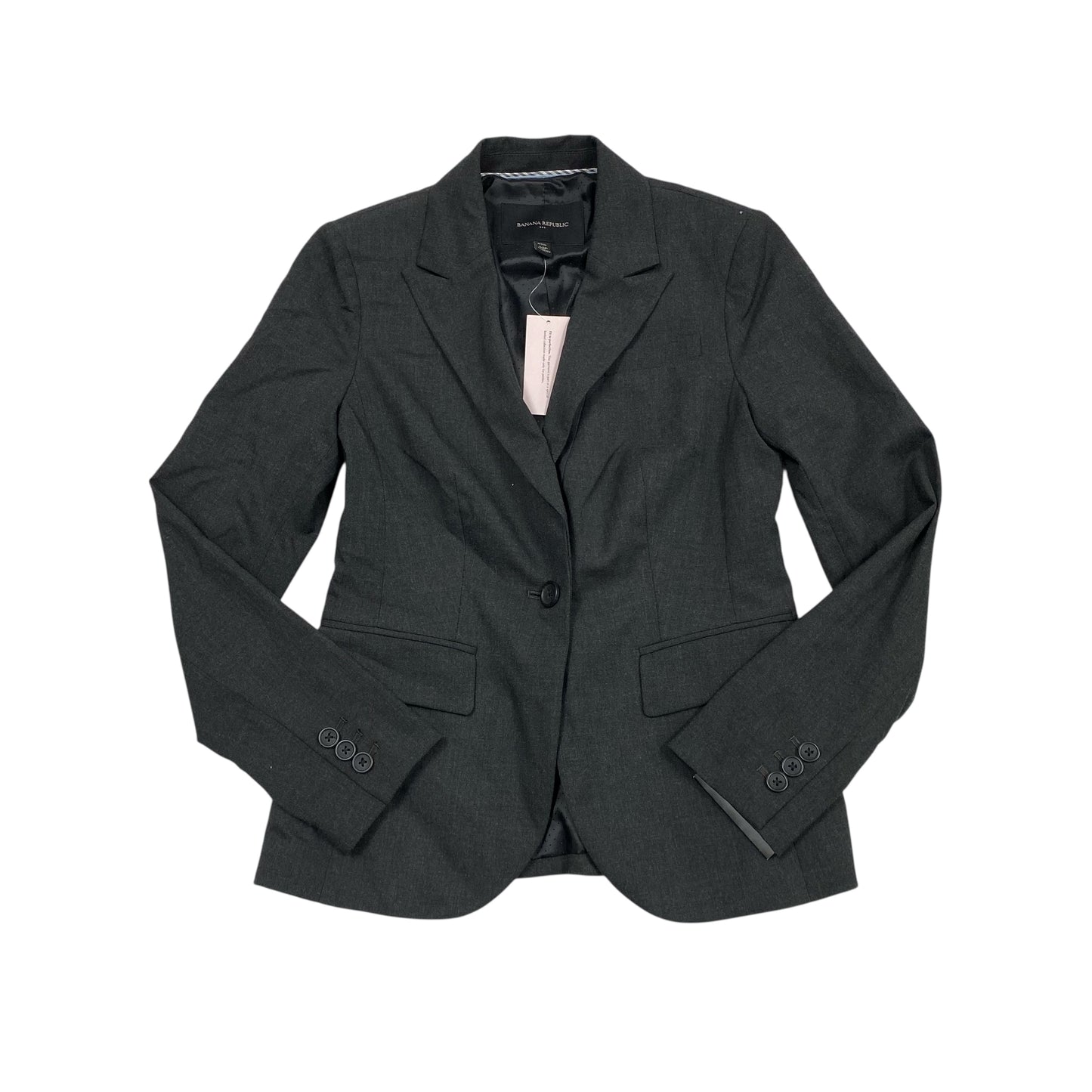 Blazer By Banana Republic In Grey, Size:0P