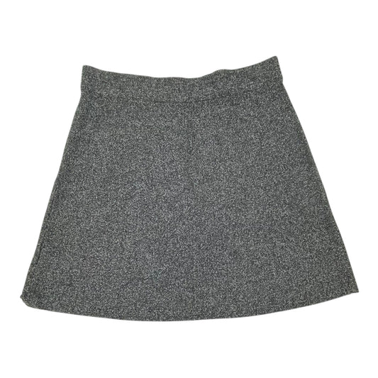 Skirt Midi By Loft In Black & Grey, Size:Mp