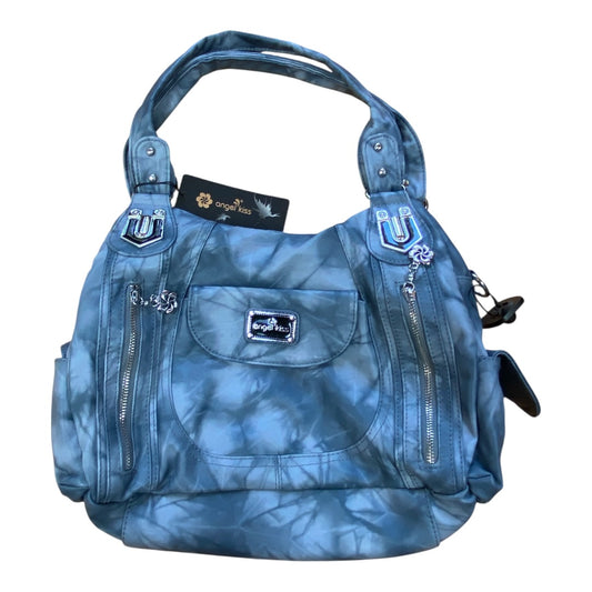 Handbag By   Clothes Mentor In Blue, Size:Medium