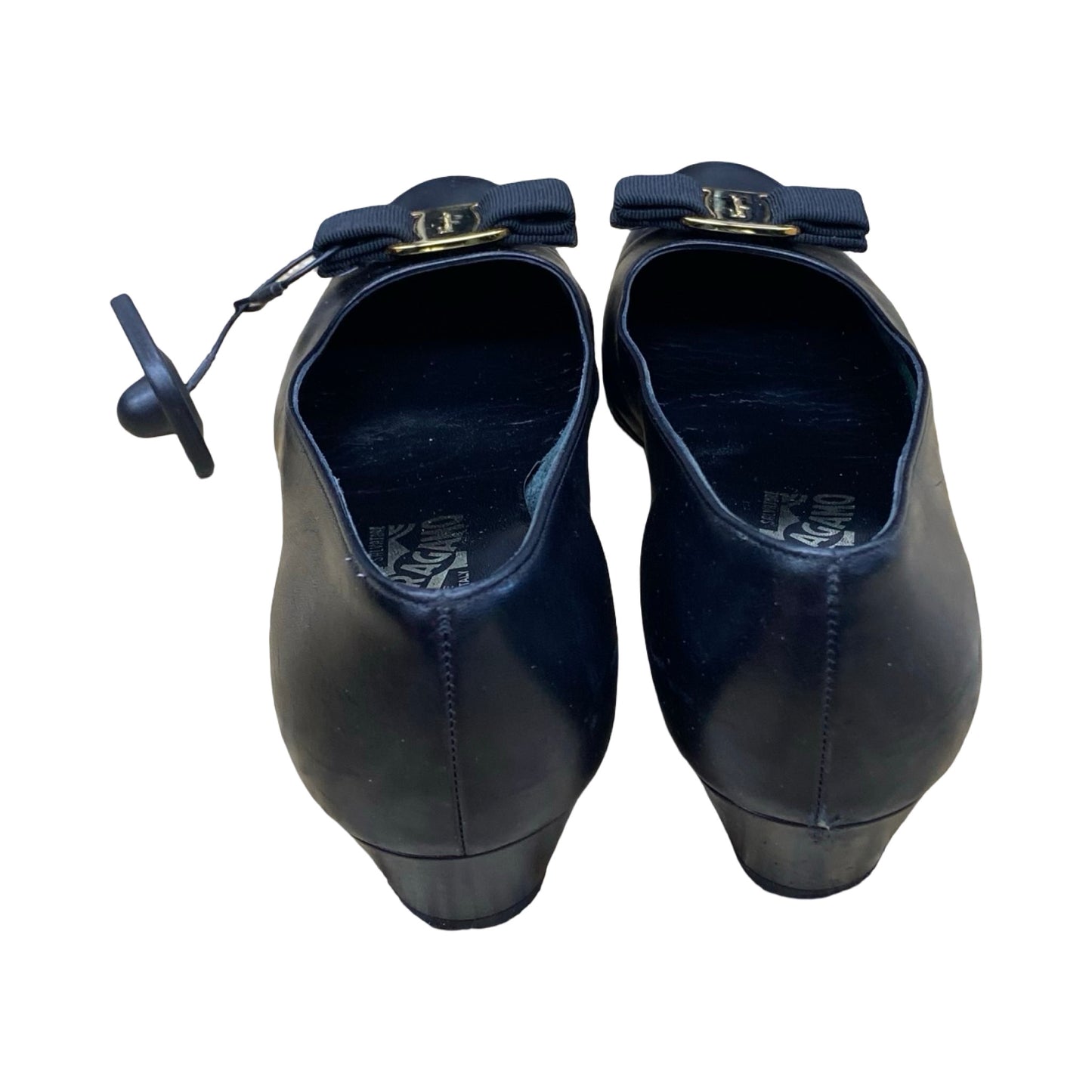 Shoes Luxury Designer By Ferragamo In Black, Size:8.5