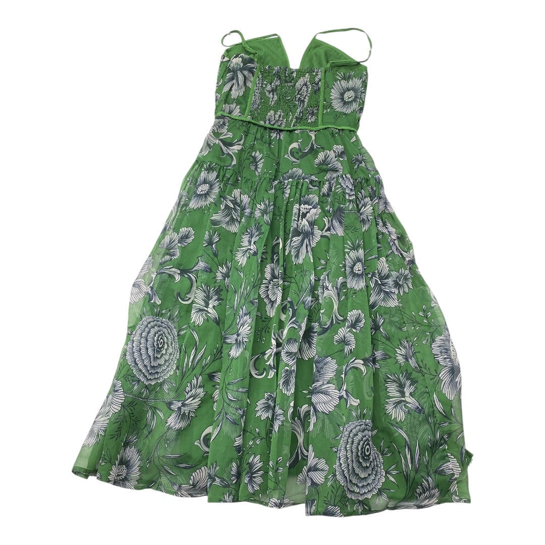 Dress Casual Maxi By Anthropologie In Floral Print, Size:M