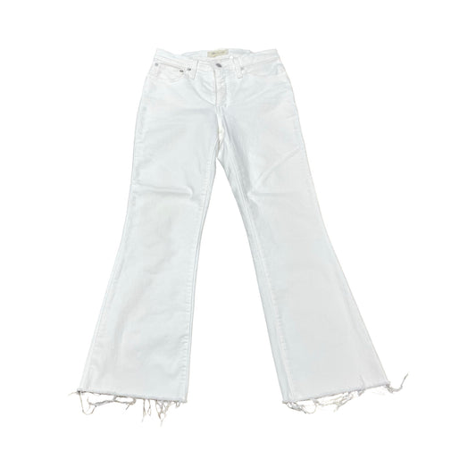 Jeans Boot Cut By Madewell In White, Size:4