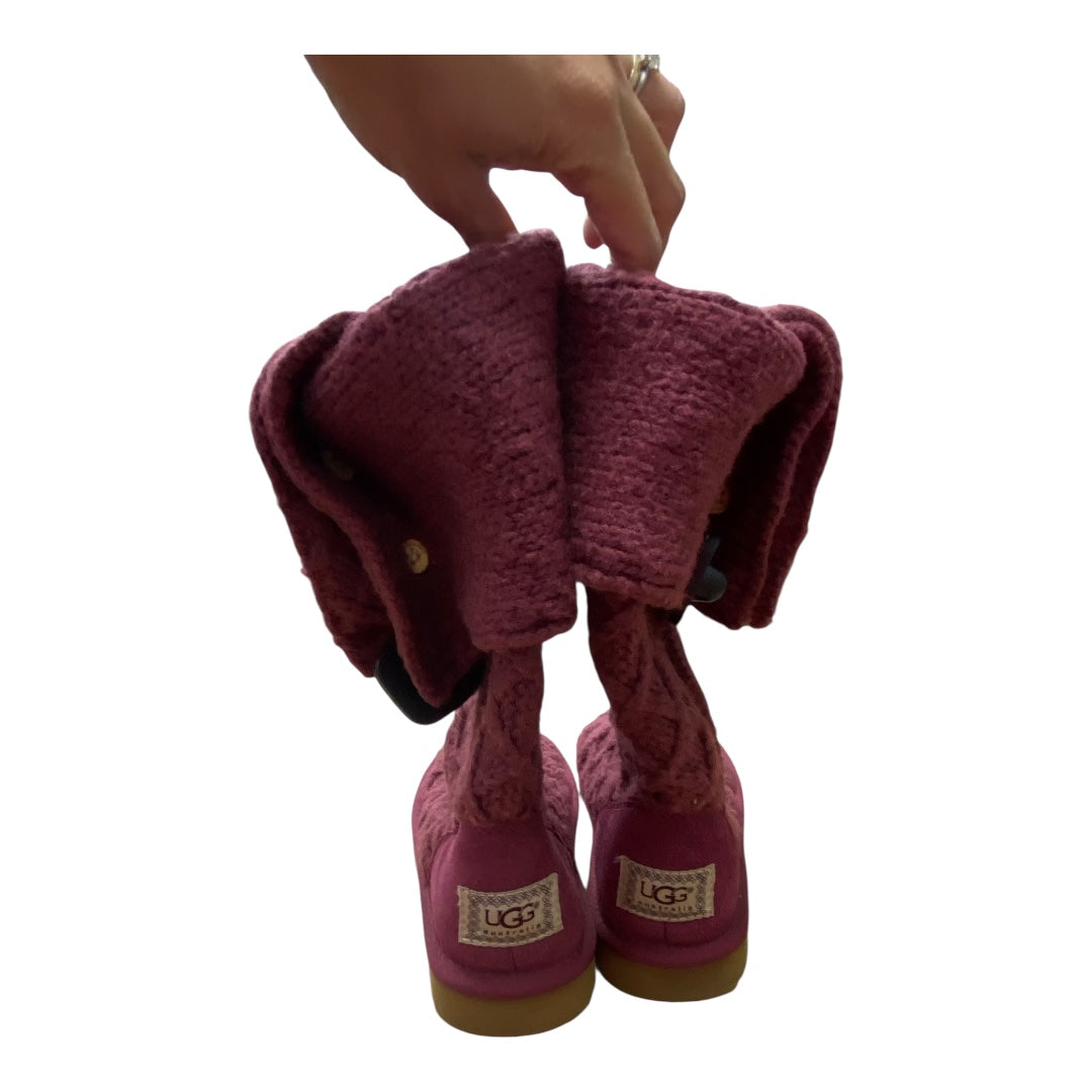 Boots Designer By Ugg In Purple, Size:8