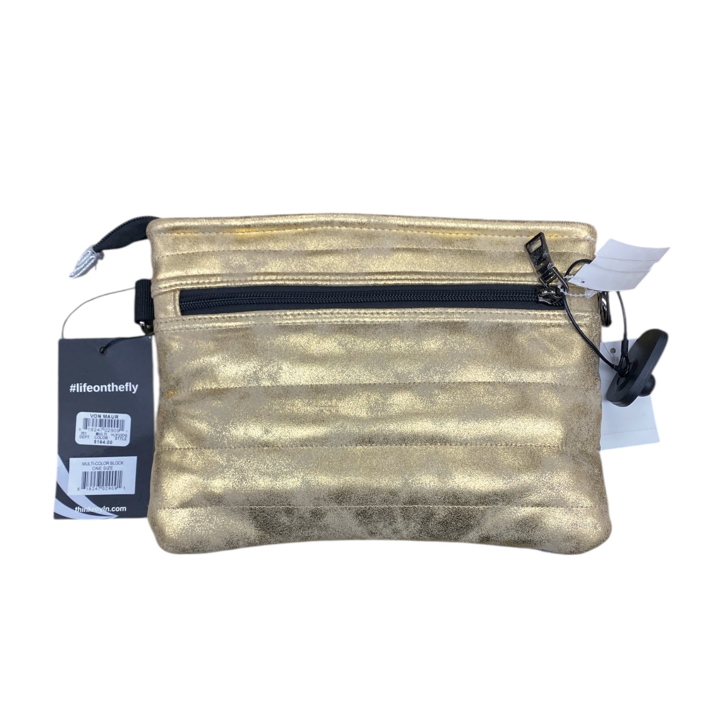 Handbag By Think Royln In Silver, Size:Medium