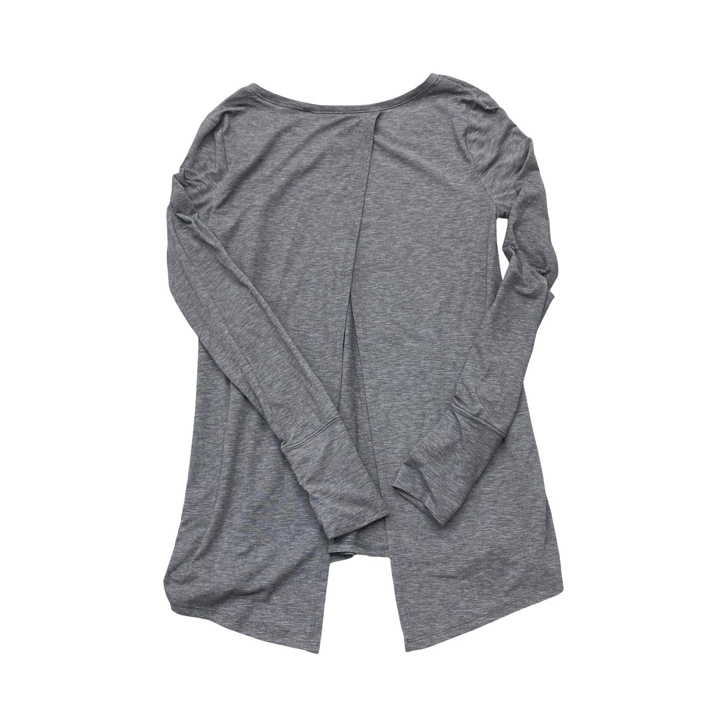 Athletic Top Ls Crewneck By Gapfit In Grey, Size:Xs