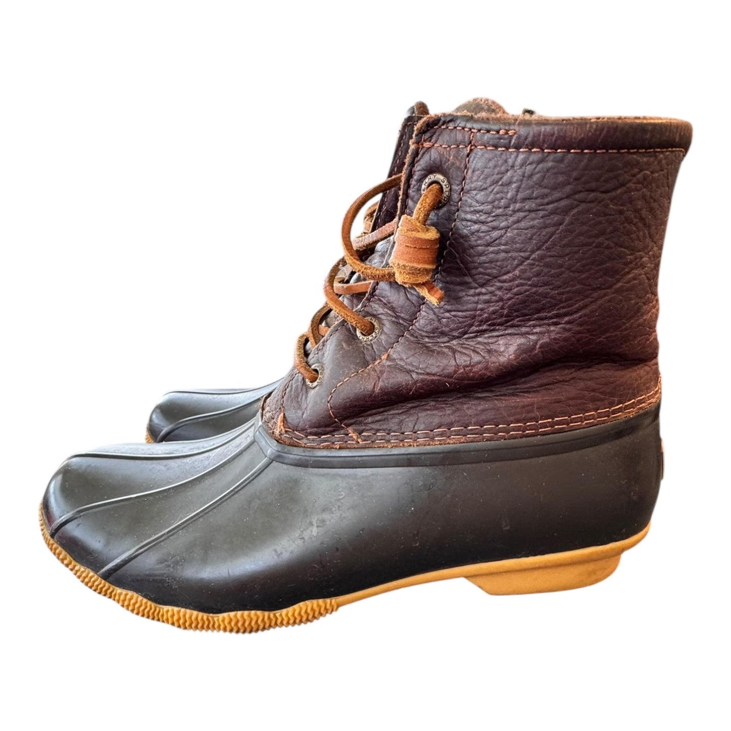 Boots Ankle Flats By Sperry In Brown, Size:10
