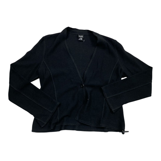 Sweater Cardigan Designer By Eileen Fisher In Black, Size:S